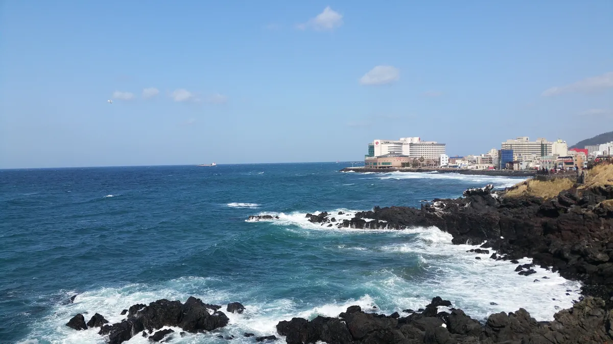 Jeju island seaside